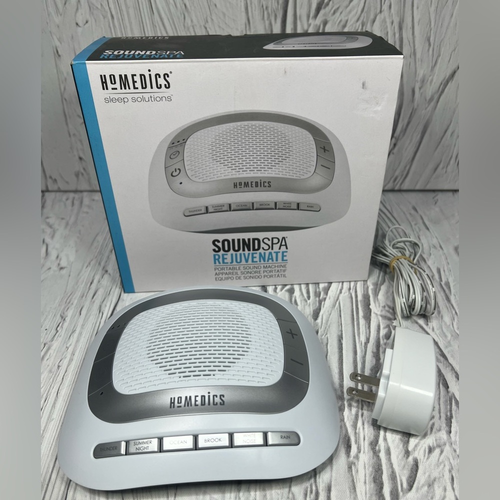 Homedics Sleep Solutions SoundSpa Rejuvenate 6 Nature Sounds Dented Box